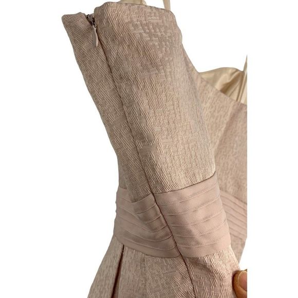 12 Maxandcleo Strapless Mini Dress Nude Bare Pink NWT Lined 6465 Wrap $158 - Picture 6 of 10